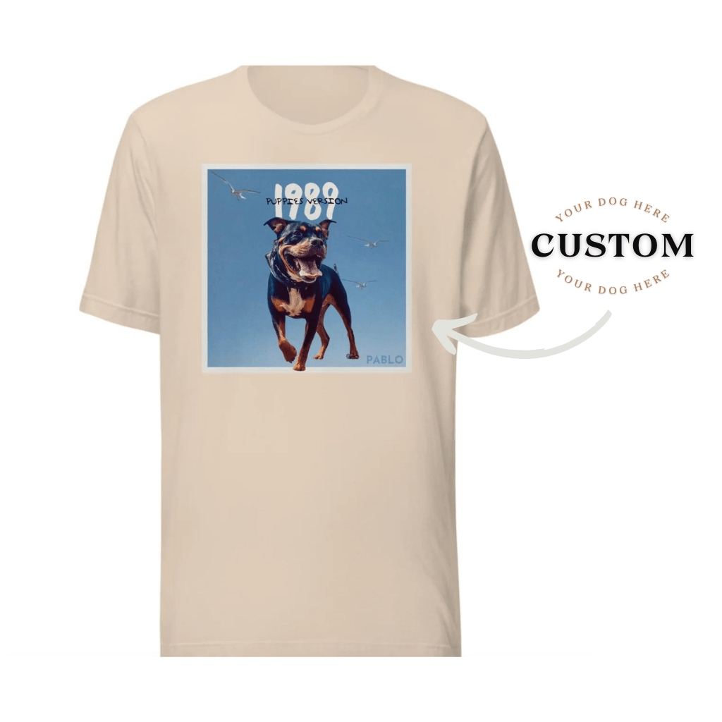 Your Dog Here | Custom Puppies Era Crewneck Shirt | Dog Owner Gift - Puppies Make Me Happy