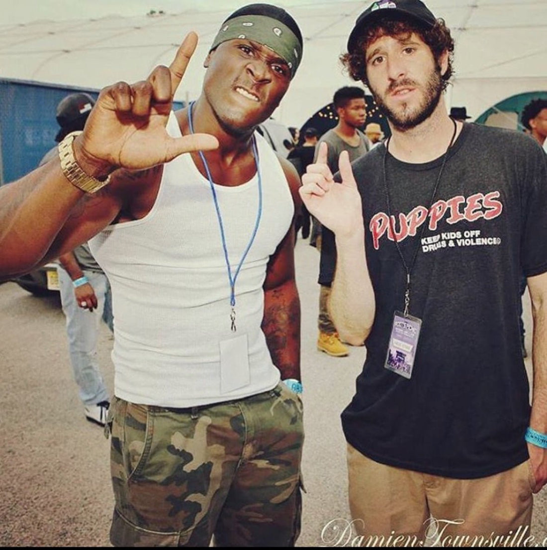 D.A.R.E. | Uni - Sex Crewneck Tee - Puppies Make Me Happy