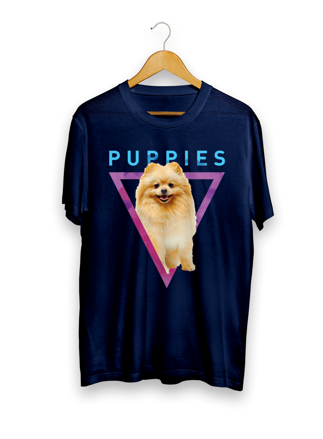 Pom Pom | Soft Cotton Uni - Sex Tee - Puppies Make Me Happy