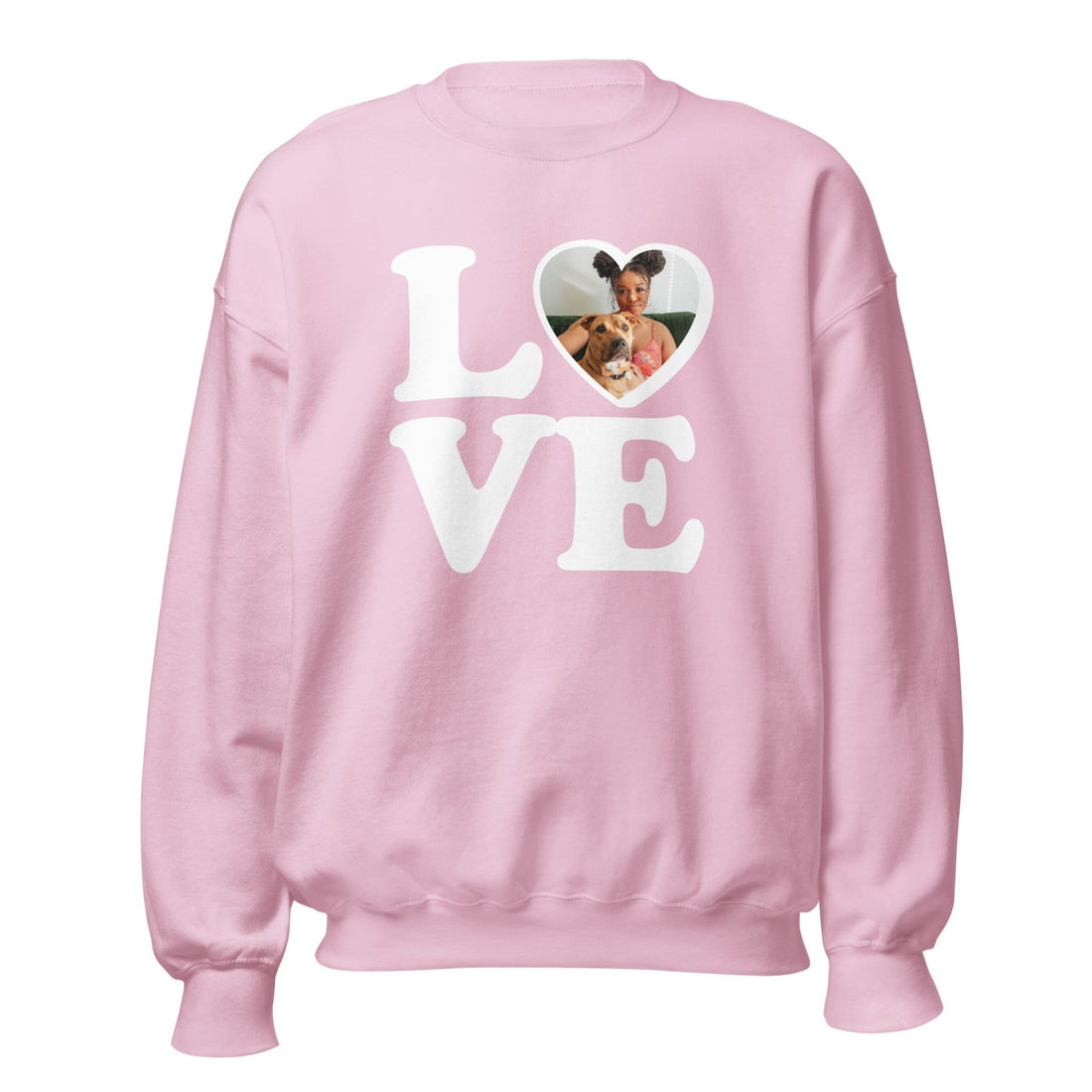 Your Dog Here | Big Love | Unisex Sweatshirt - Puppies Make Me Happy