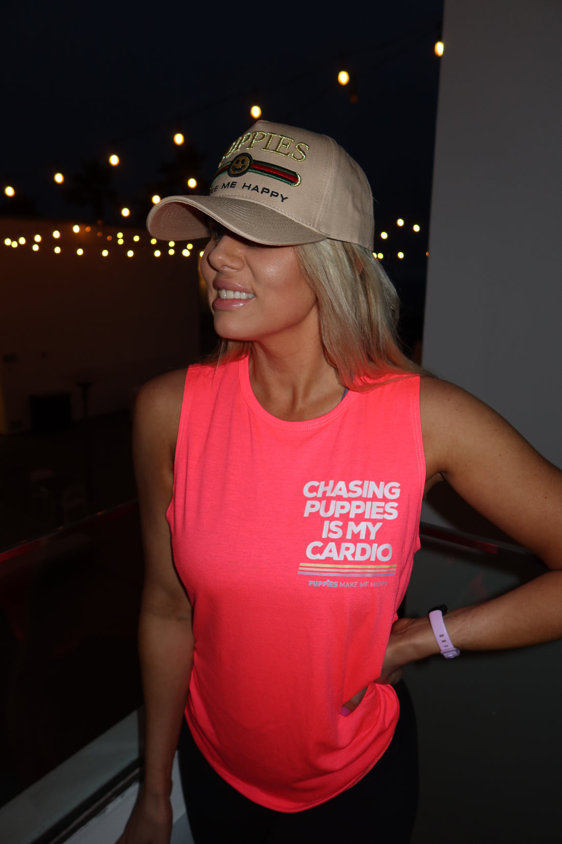 Chasing Puppies Is My Cardio Relaxed Women’s Tank | Gift for Dog Lovers - Puppies Make Me Happy