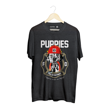 Puppies Fire Dept | Uni-Sex T-Shirt | LA Fire Fundraiser