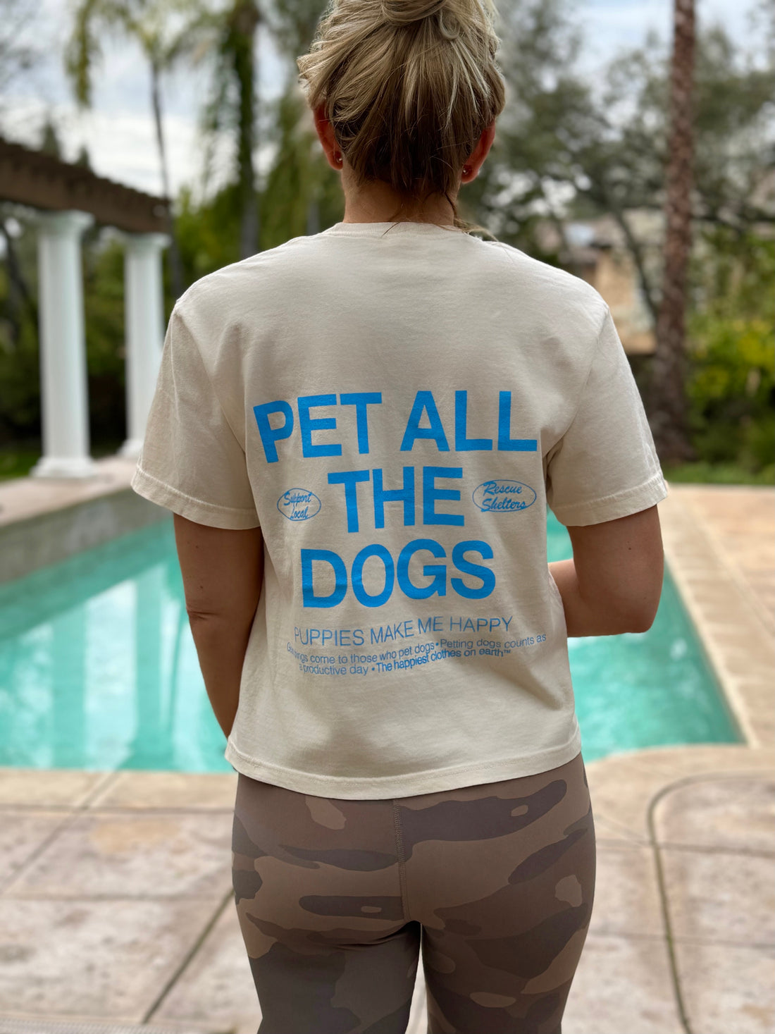 Pet All The Dogs 2.0 | Gift for Dog Lovers | Uni - Sex Crewneck - Puppies Make Me Happy