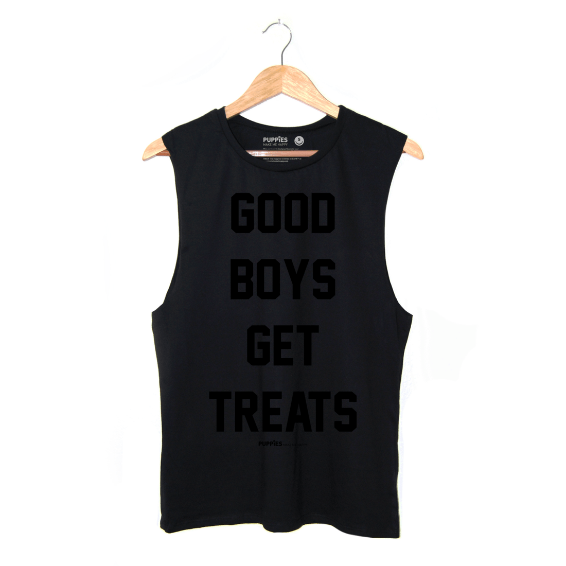 Good Boys Get Treats | Custom Dog Muscle Tank | Gift for Dog Lovers - Puppies Make Me Happy