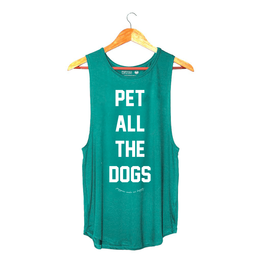 Pet All The Dogs | Women's Sleeveless | - Puppies Make Me Happy