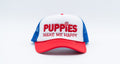 Red White & Blue Puppies | Trucker Hat - Puppies Make Me Happy