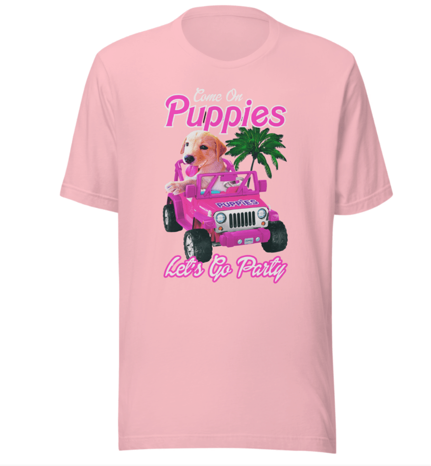 Come On Puppies Let's Go Party | Infant & Toddler Tee - Puppies Make Me Happy