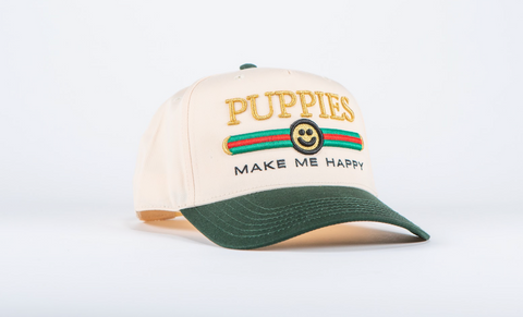 Pup Lux | 5 Panel Hat | Natural