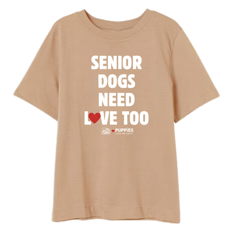 Senior Dogs Need Love Too | Uni-Sex Crewneck Tee