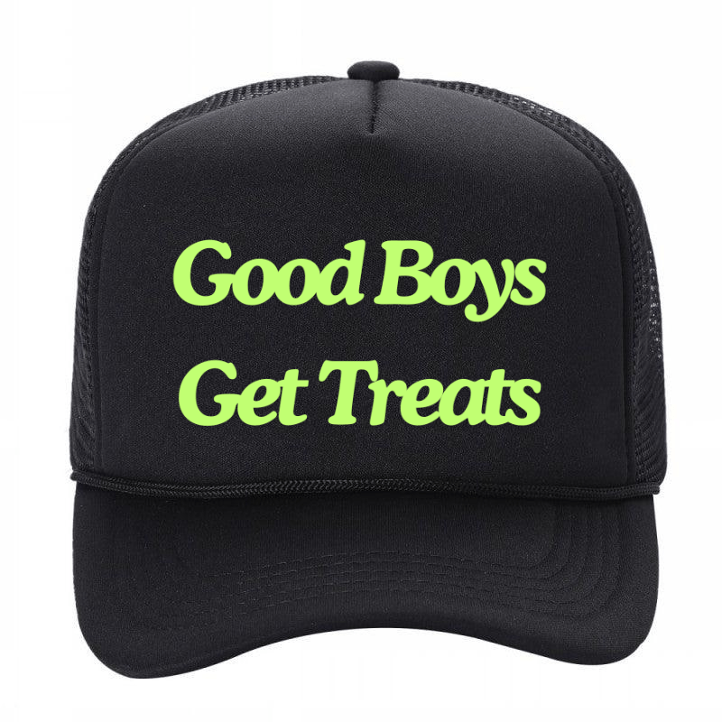 Good Boys Get Treats Trucker Hat | Custom Dog Hat | Gift for Dog Dads - Puppies Make Me Happy