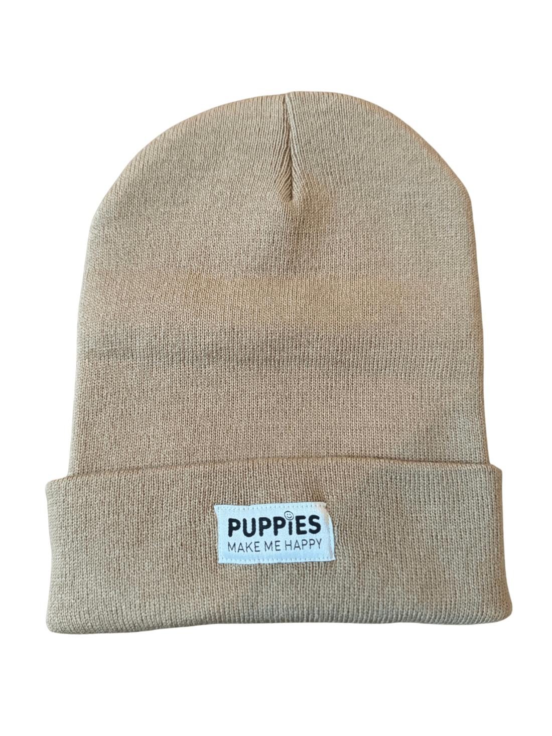 Company Label Beanie - Puppies Make Me Happy
