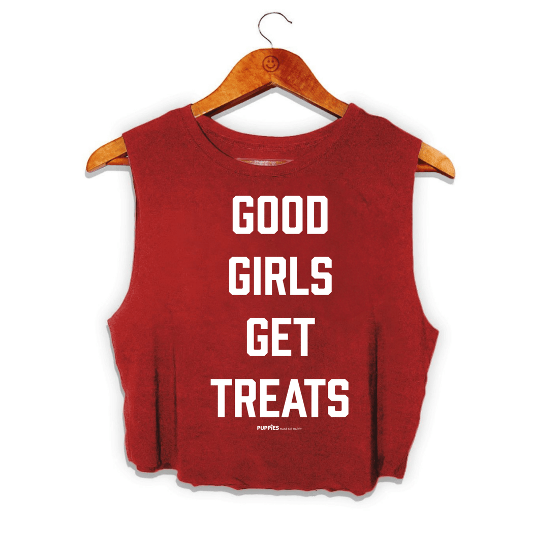 Good Girls Get Treats Crop Top | Gift for Dog Moms & Dog Lovers - Puppies Make Me Happy