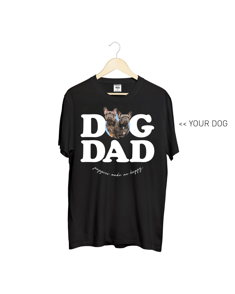Your Dog Here | Custom Dog Dad Crewneck | Gift for Dog Dads - Puppies Make Me Happy