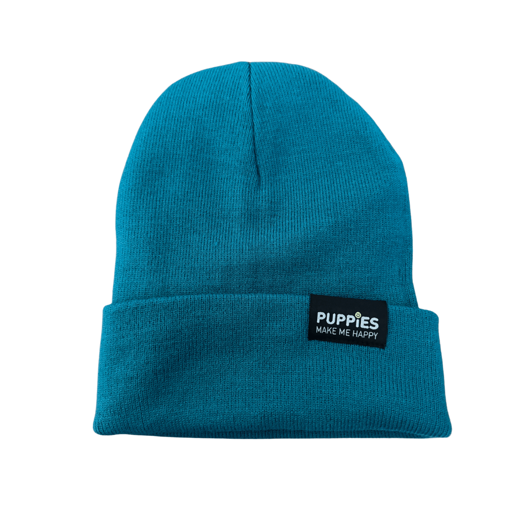 Puppies Hipster Beanie - Puppies Make Me Happy
