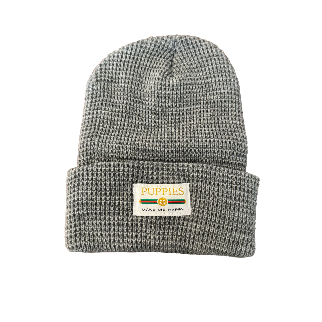 Pup Lux | Gold Label Waffle Beanie
