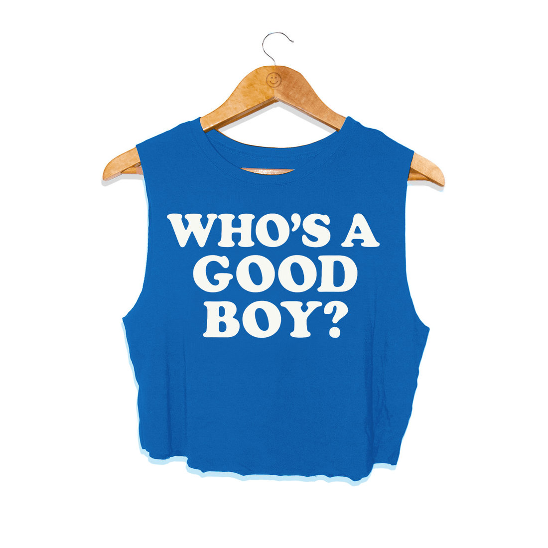Who's a Good Boy? | Puppies Soft Crop Tank - Puppies Make Me Happy