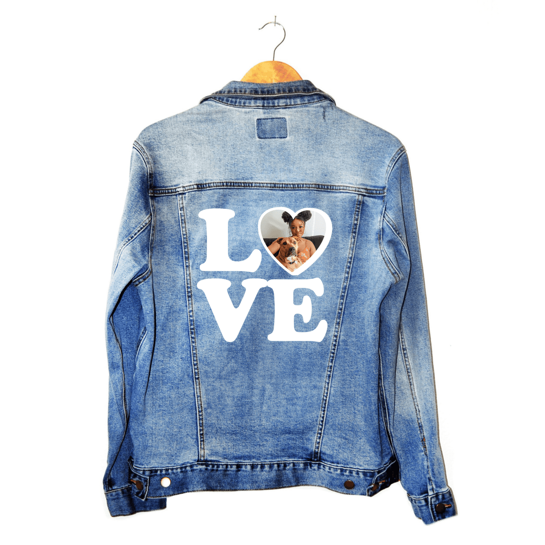 Your Dog Here | Big Love | Jean Jacket - Puppies Make Me Happy