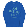 Dog Walking Club | Teal Logo| Men’s Long Sleeve Shirt - Puppies Make Me Happy
