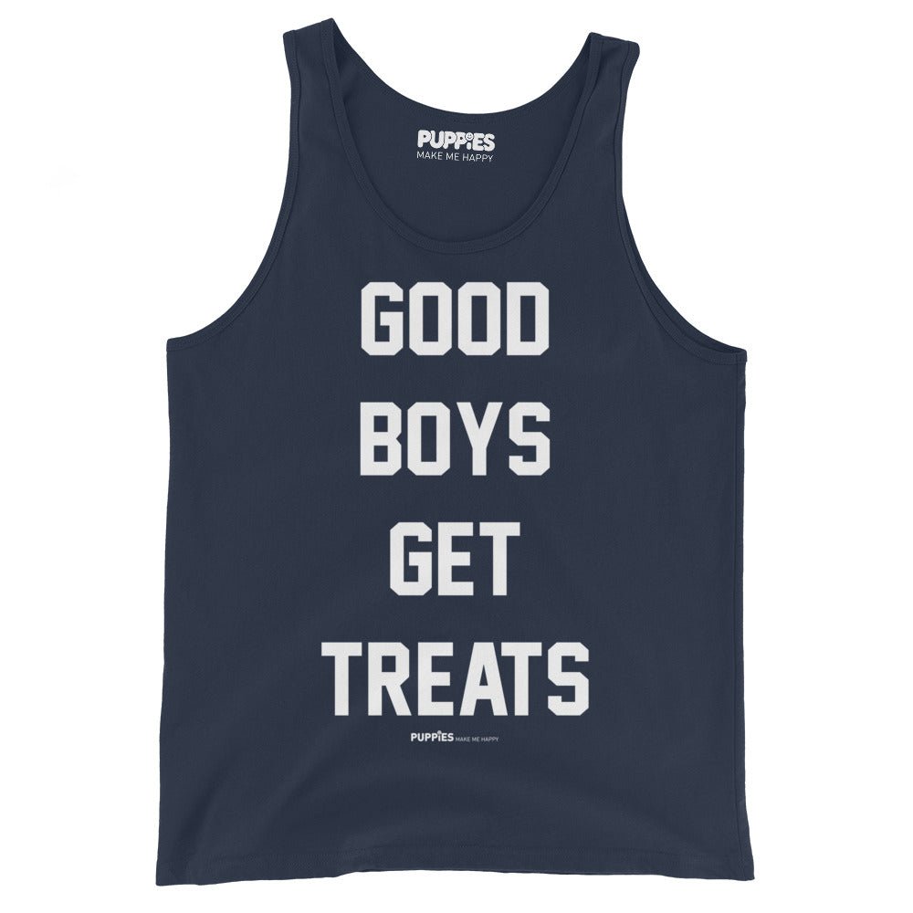 Good Boys Get Treats | Gift for Dog Dad | Uni - Sex Tank Top - Puppies Make Me Happy