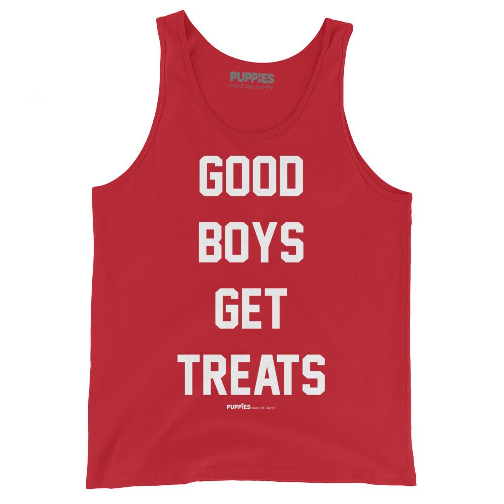 Good Boys Get Treats | Gift for Dog Dad | Uni - Sex Tank Top - Puppies Make Me Happy