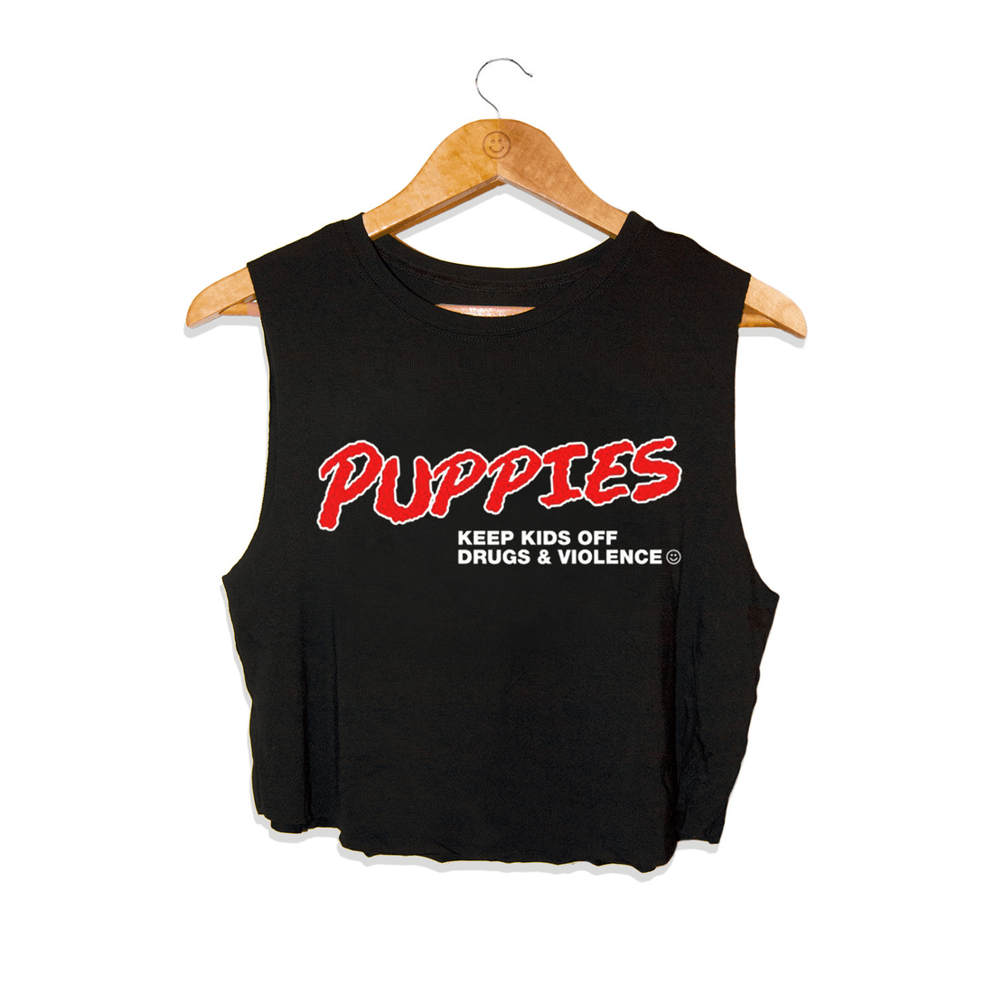 D.A.R.E | Crop Top - Puppies Make Me Happy