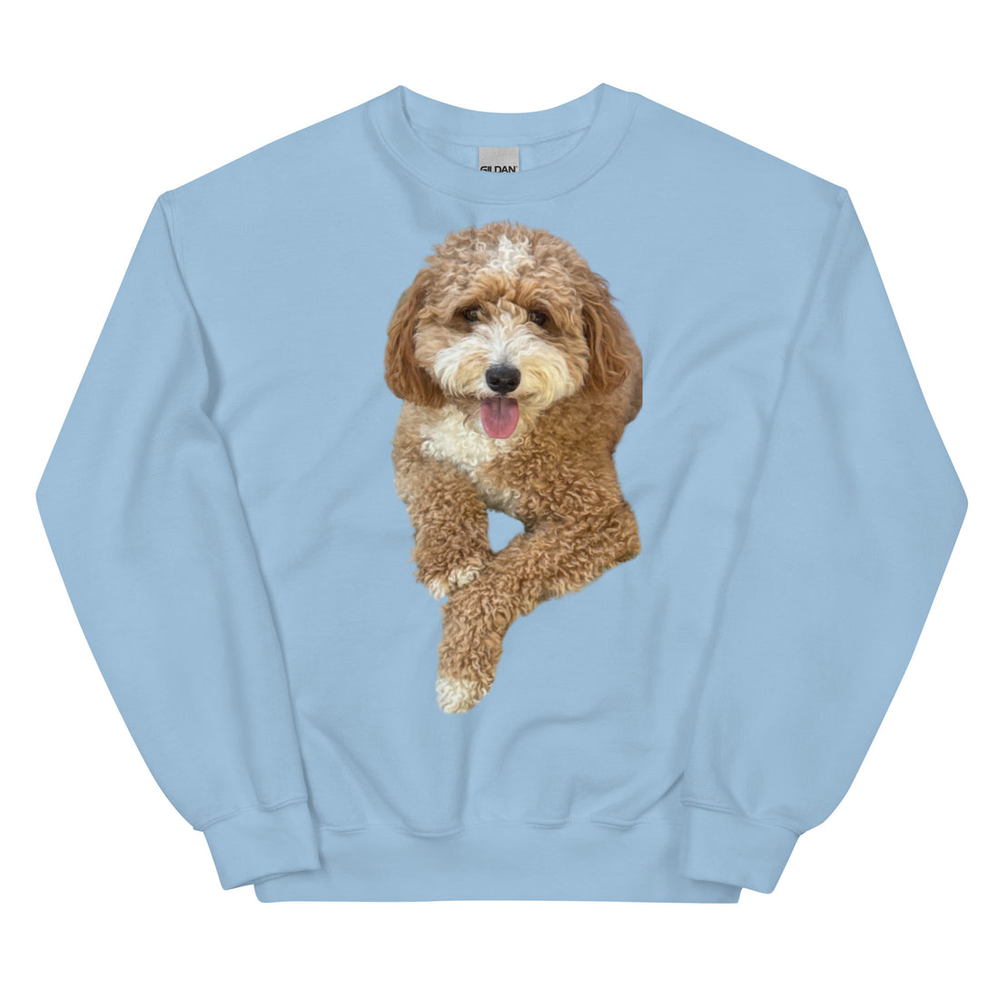 Custom Dog Photo Unisex Sweatshirt – Your Dog Here - Puppies Make Me Happy