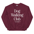 Dog Walking Club | Unisex Sweatshirt | White Font - Puppies Make Me Happy