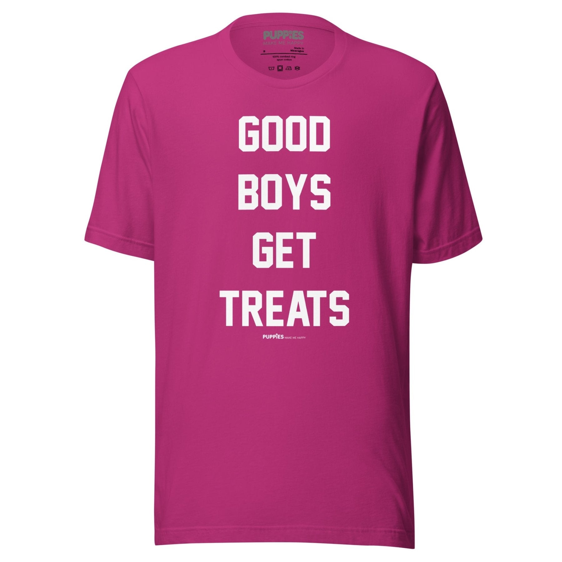 Good Boys Get Treats T-Shirt | Gift for Dog Lovers & Dog Owners - Puppies Make Me Happy