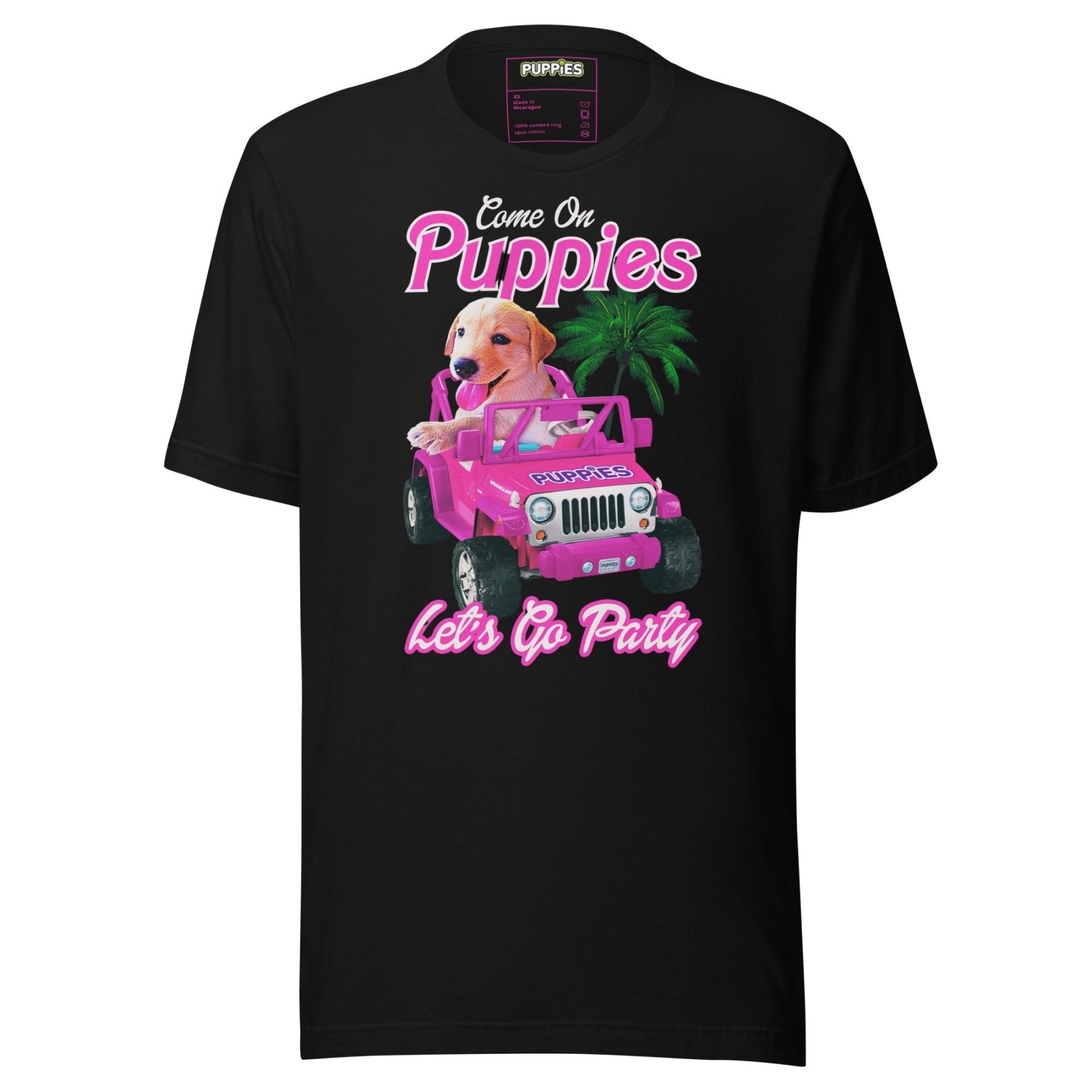 Come On Puppies Lets Go Party | Uni - Sex Crewneck Shirt - Puppies Make Me Happy