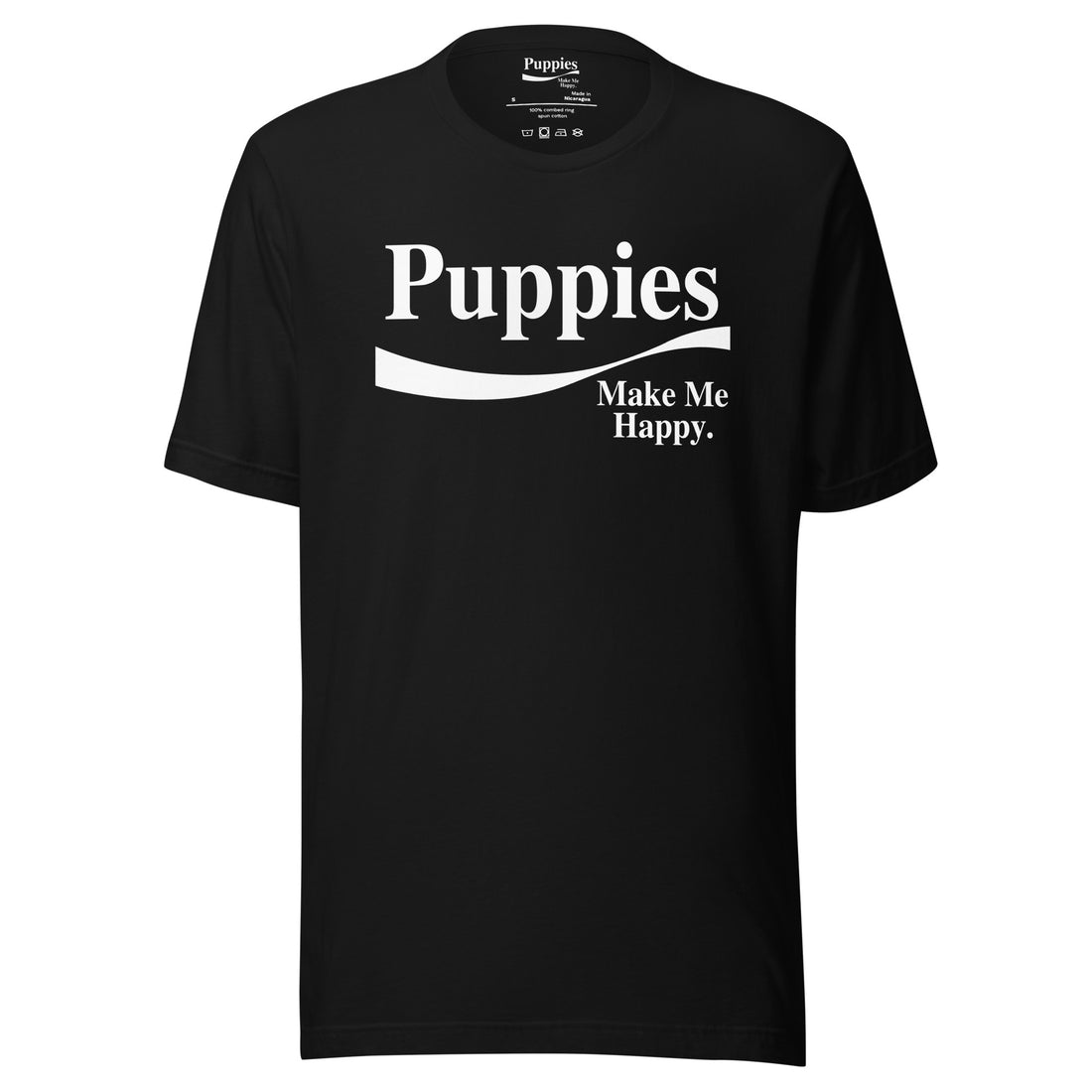 Enjoy Puppies Make Me Happy | Unisex T-shirt - Puppies Make Me Happy