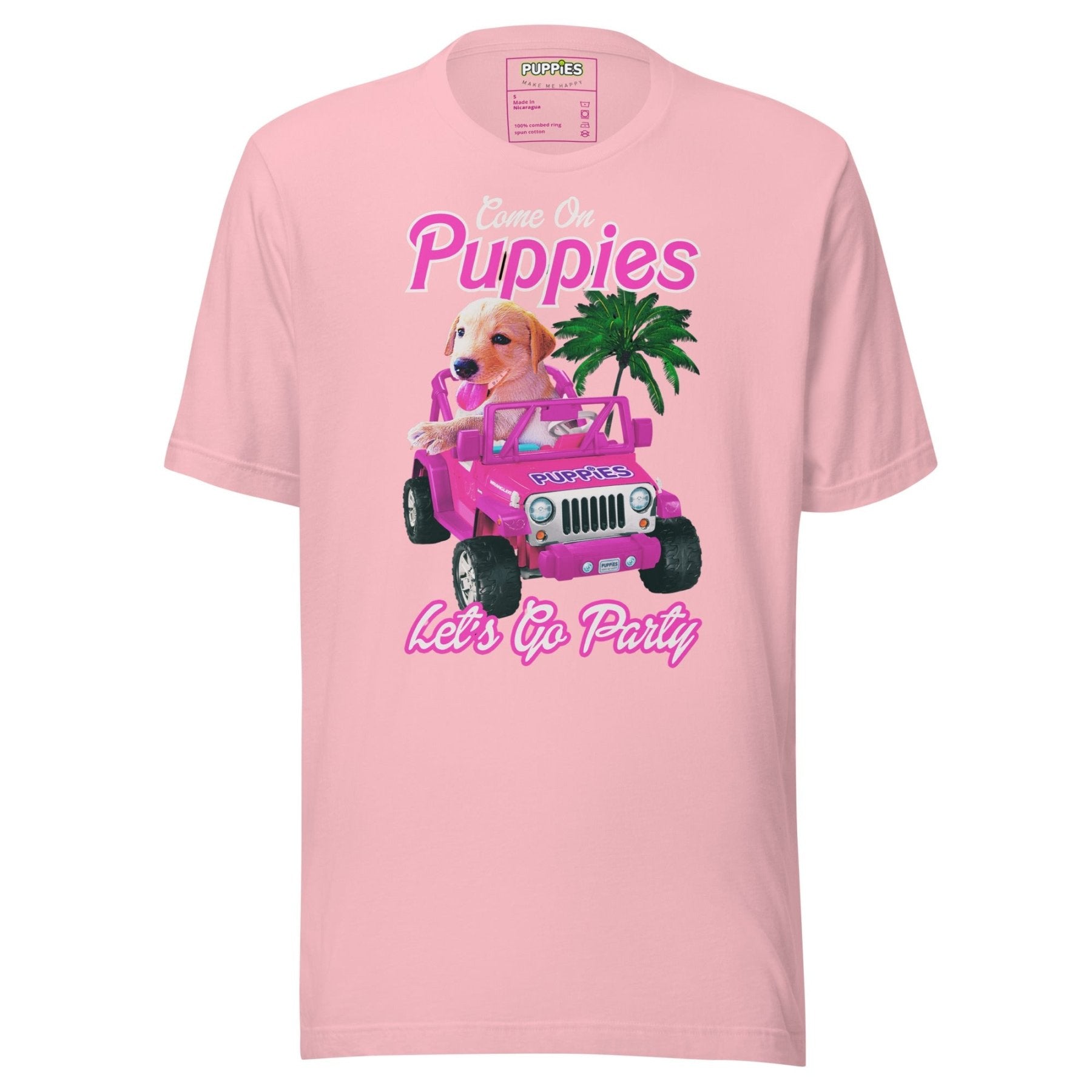 Come On Puppies Lets Go Party | Uni - Sex Crewneck Shirt - Puppies Make Me Happy