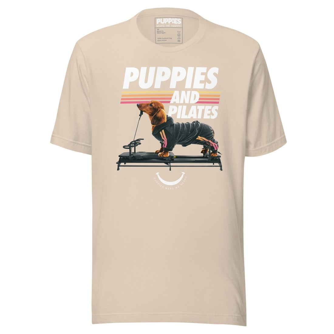Puppies & Pilates | Unisex T-Shirt - Puppies Make Me Happy