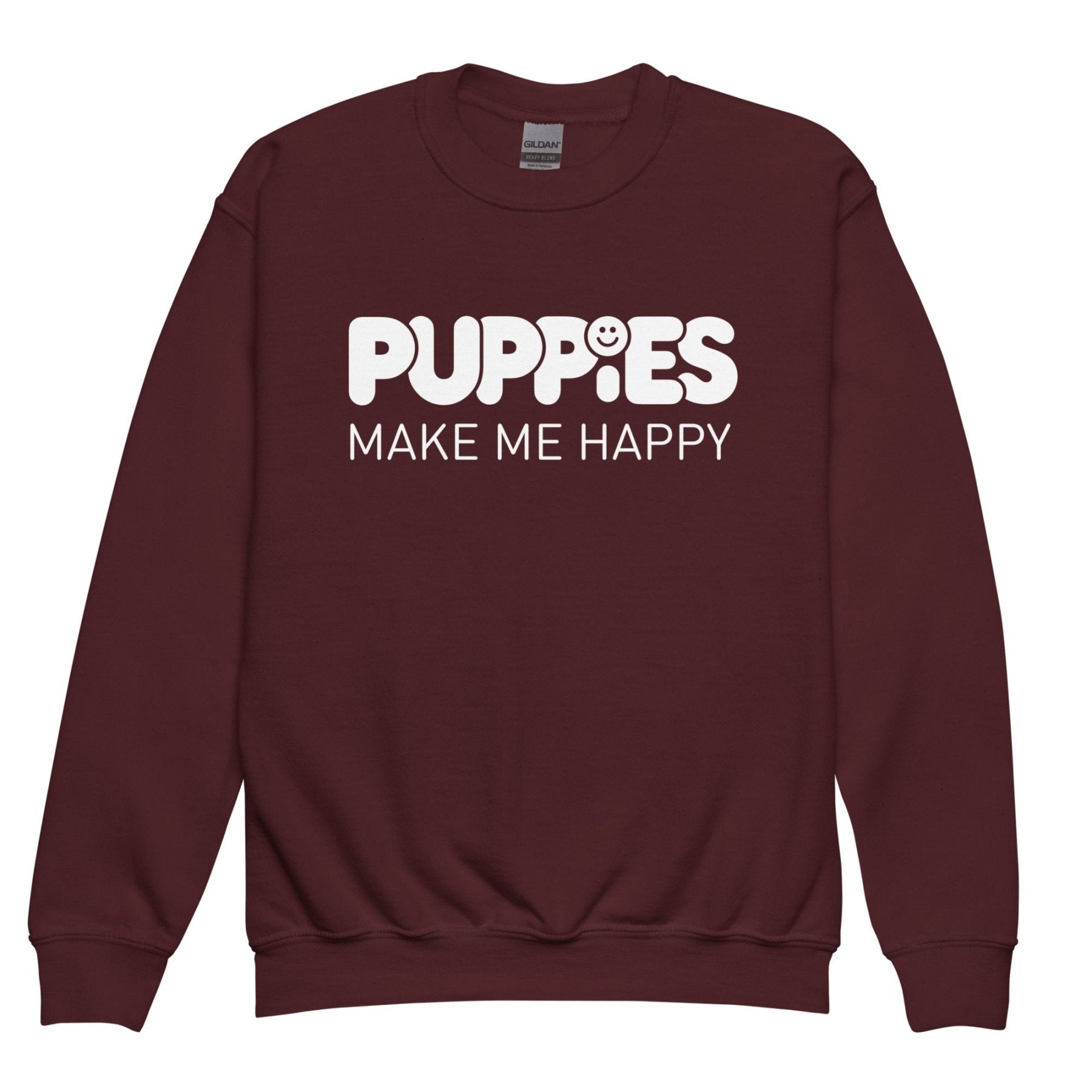 Kids Only | Youth crewneck sweatshirt - Puppies Make Me Happy