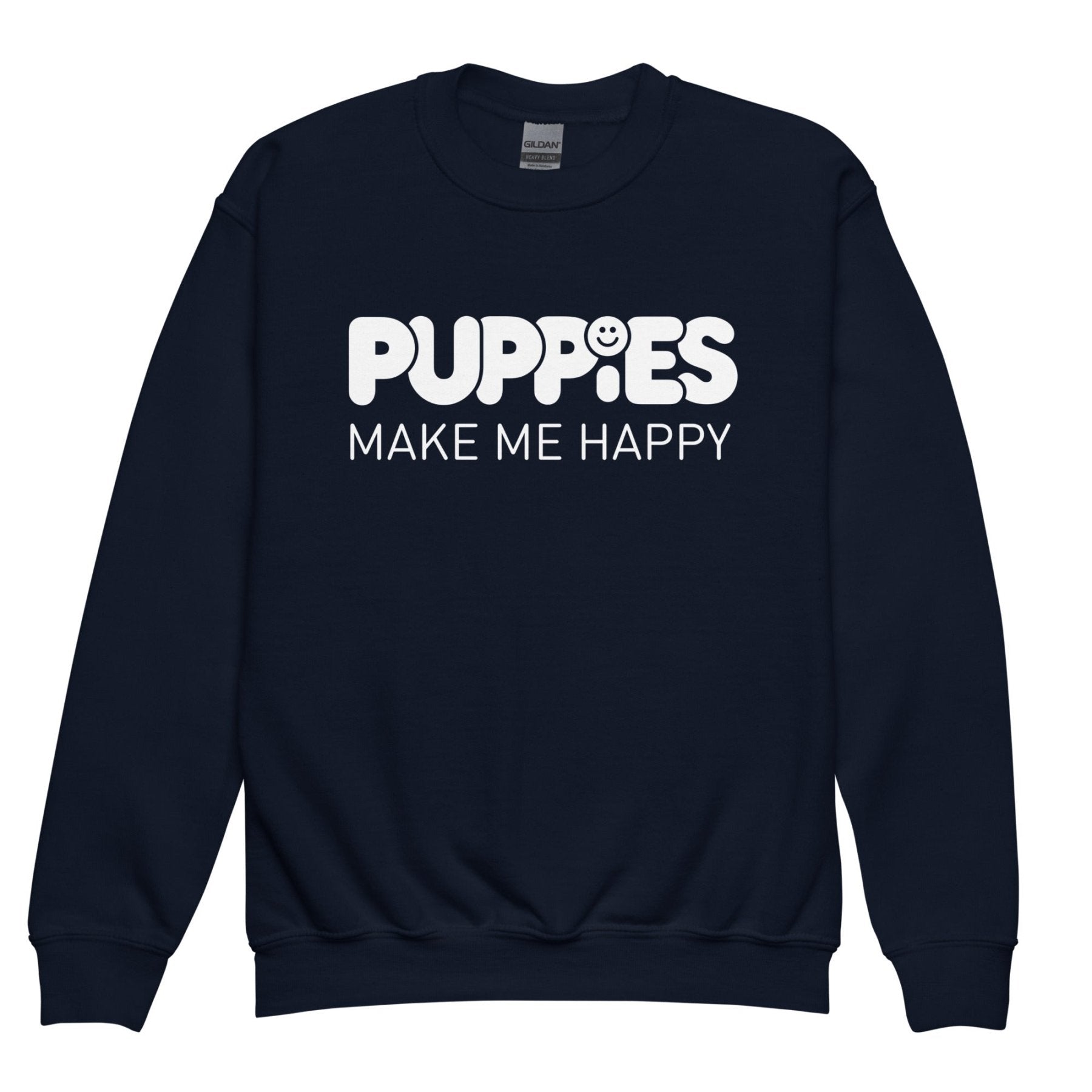 Kids Only | Youth crewneck sweatshirt - Puppies Make Me Happy