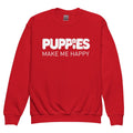 Kids Only | Youth crewneck sweatshirt - Puppies Make Me Happy