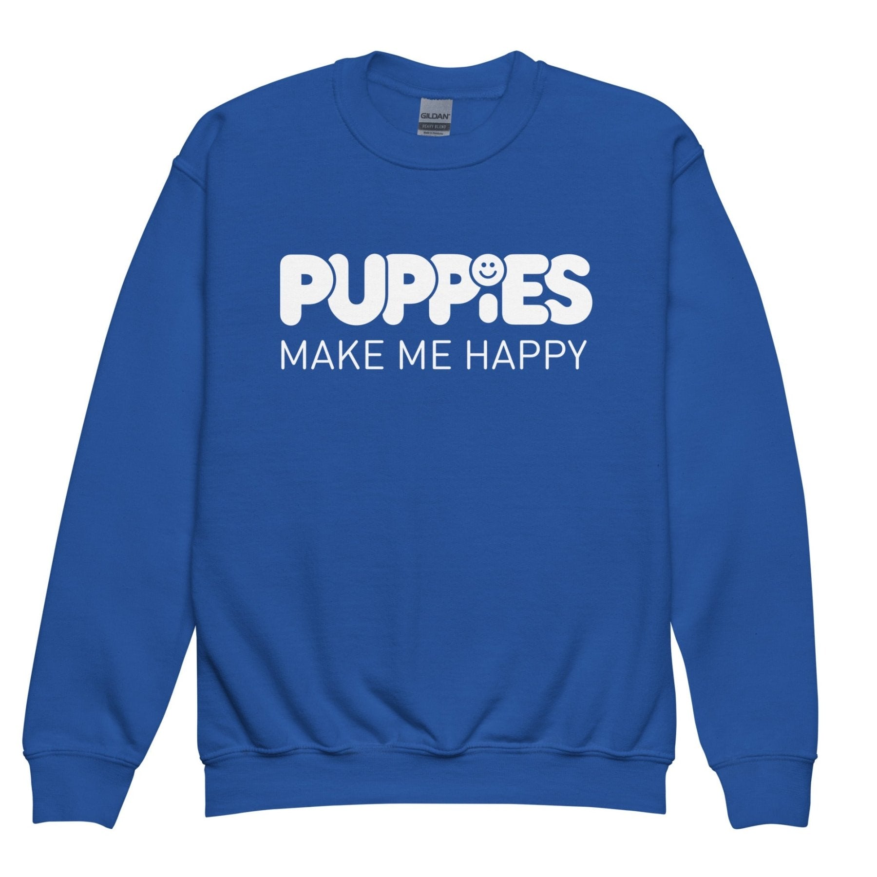Kids Only | Youth crewneck sweatshirt - Puppies Make Me Happy