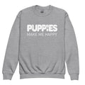 Kids Only | Youth crewneck sweatshirt - Puppies Make Me Happy
