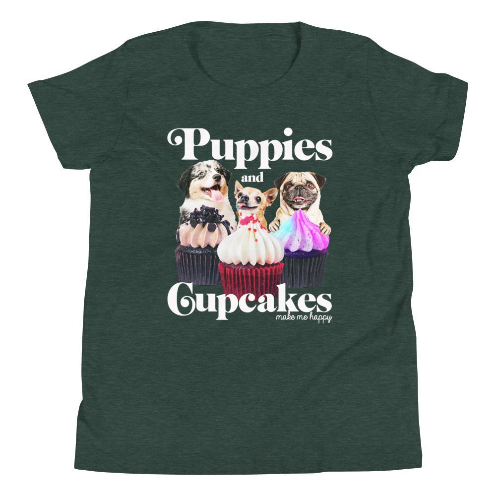 mmm Cupcakes | YOUTH TEE - Puppies Make Me Happy