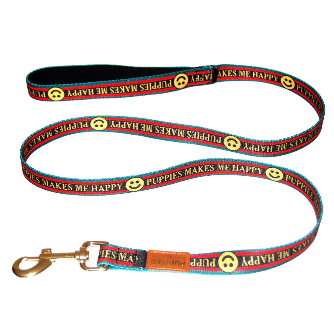 Pup Lux | 4' Leash - Puppies Make Me Happy