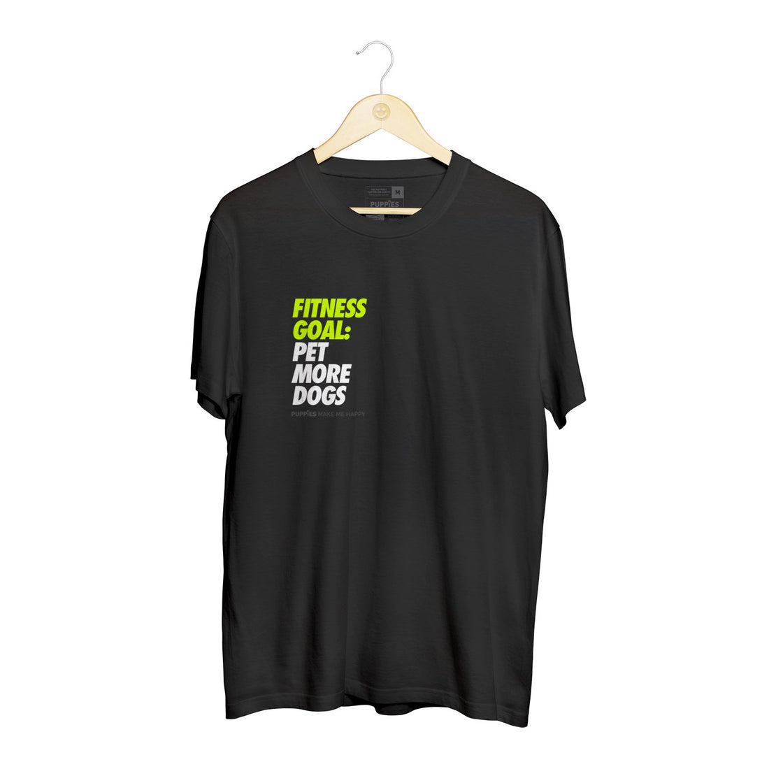 Fitness Goal: Pet More Dogs Uni - Sex Crewneck Shirt | Gift for Dog Lovers - Puppies Make Me Happy