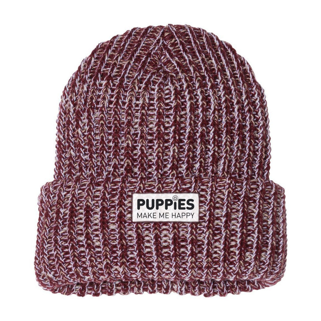 White Label | Midwest Marl Beanie - Puppies Make Me Happy