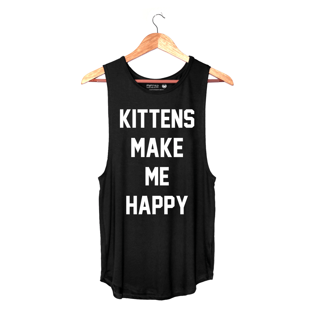 Kittens Make Me Happy | Women's Sleeveless - Puppies Make Me Happy