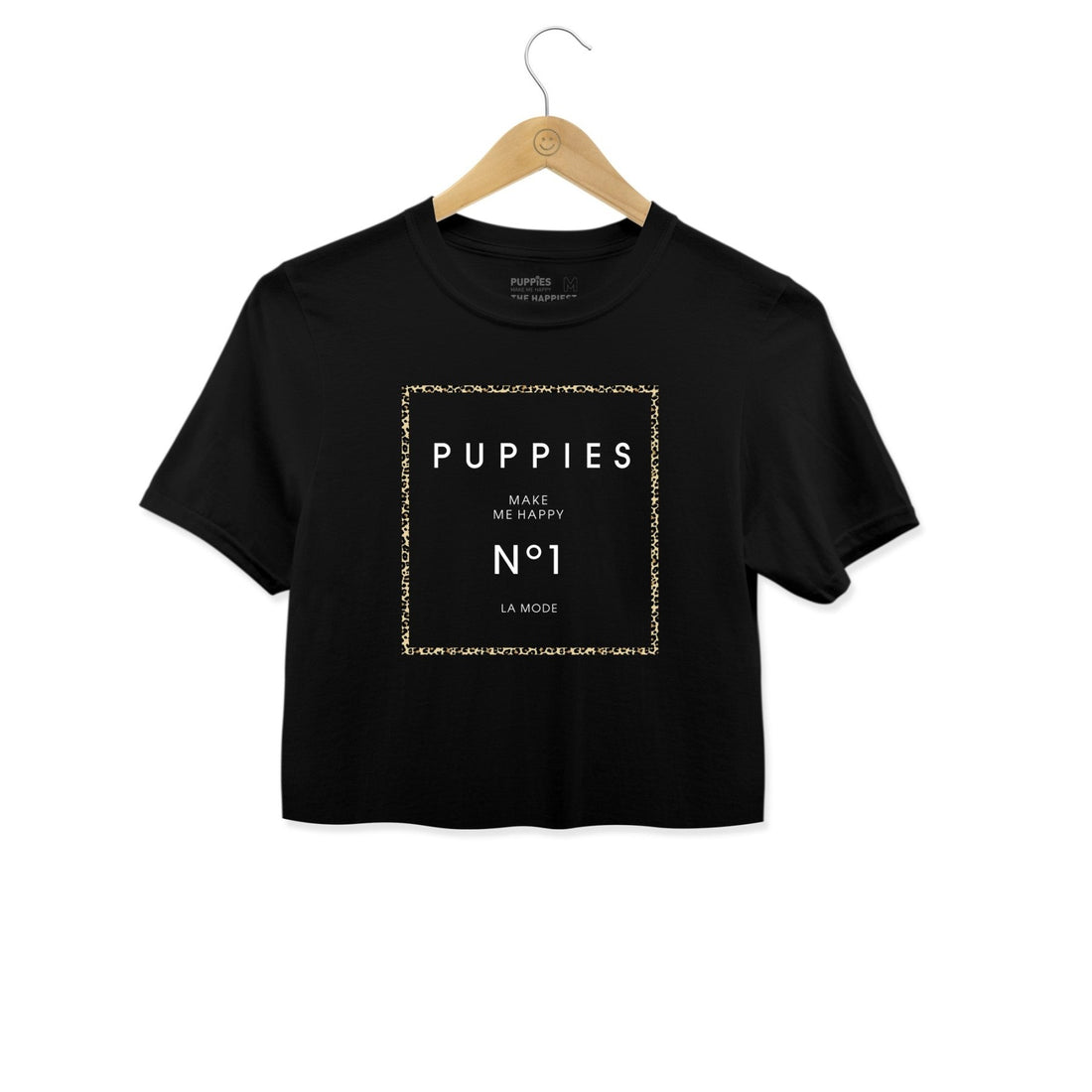Rockin Puppy | Crop Tee - Puppies Make Me Happy
