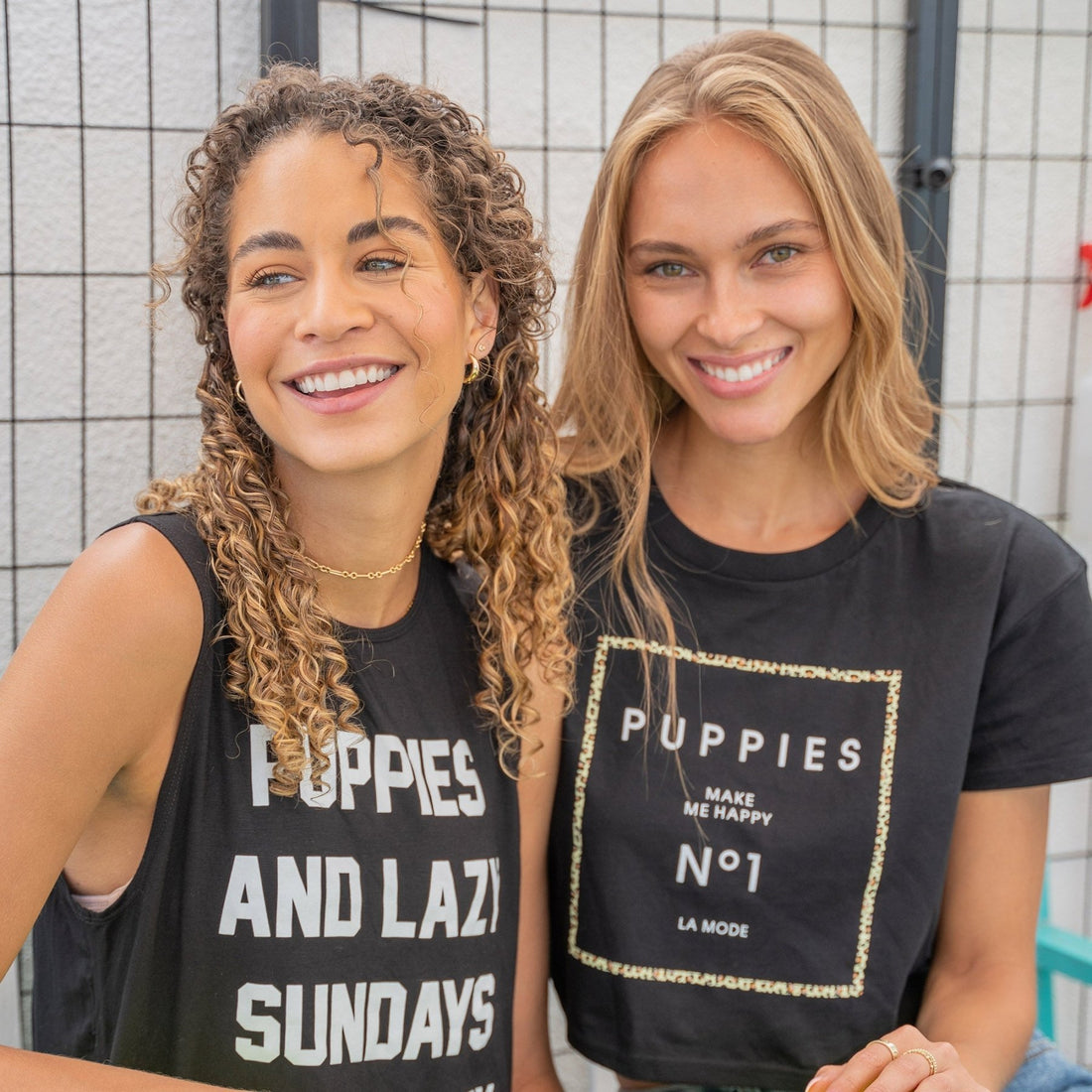 Rockin Puppy | Crop Tee - Puppies Make Me Happy