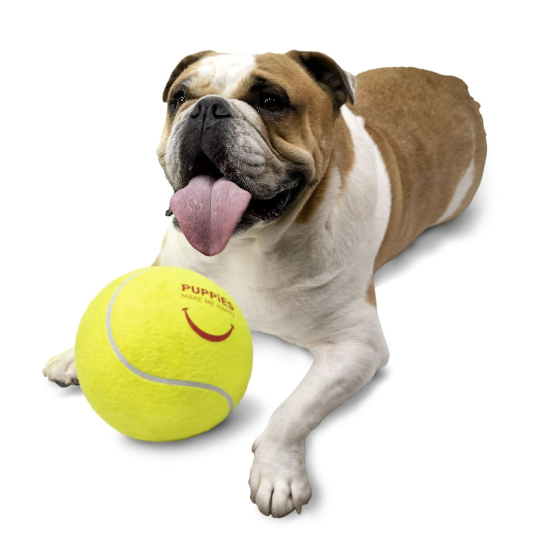 Fitness Big Tennis Ball - Puppies Make Me Happy