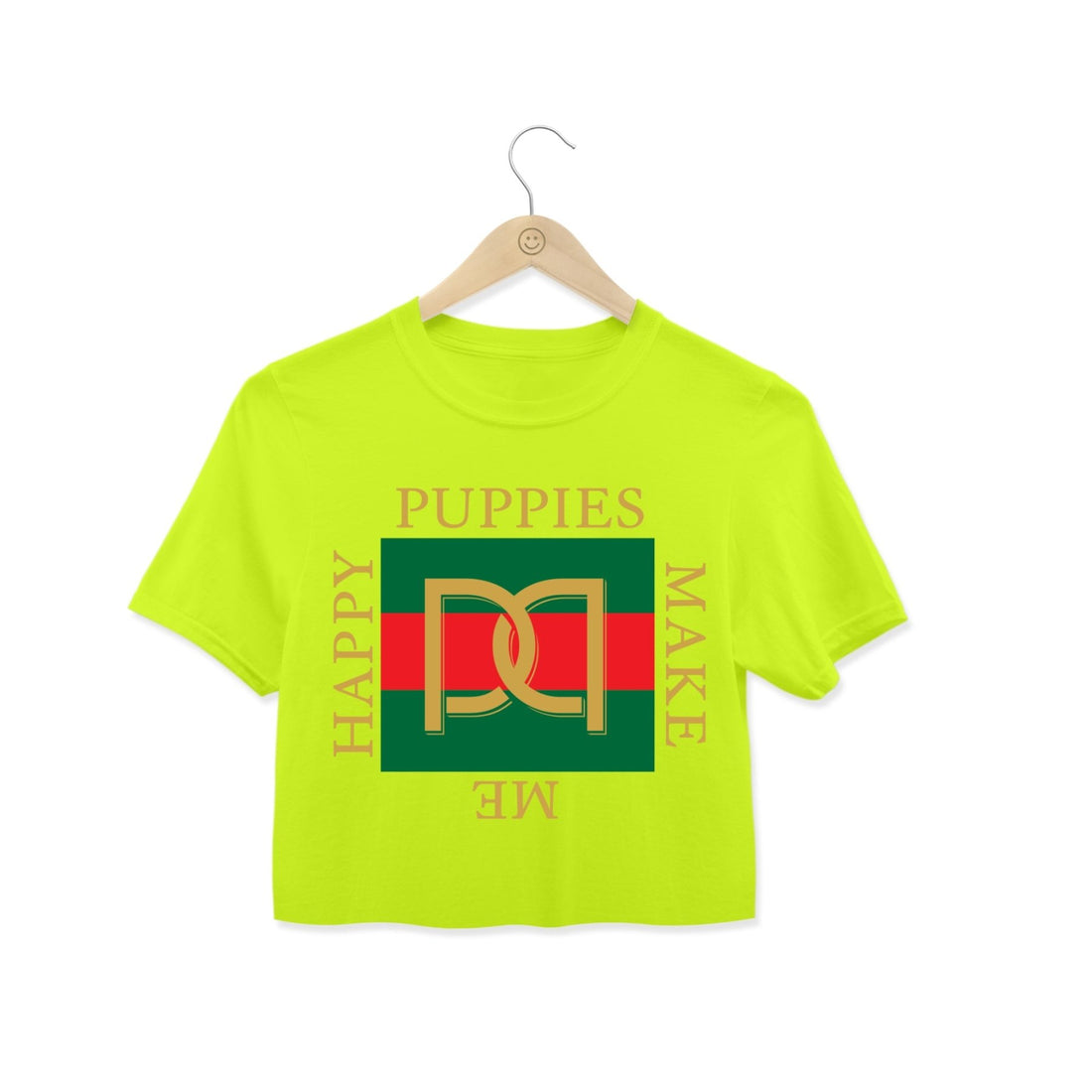 Luxxi Puppy | Crop Tee - Puppies Make Me Happy
