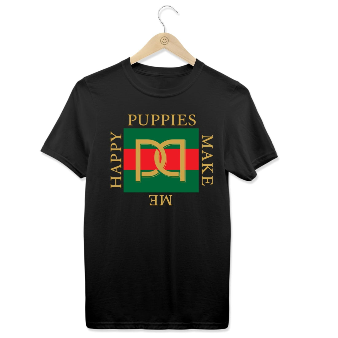 Luxxi Puppy Tee | Gift for Dog Lovers | Uni - Sex Fit - Puppies Make Me Happy
