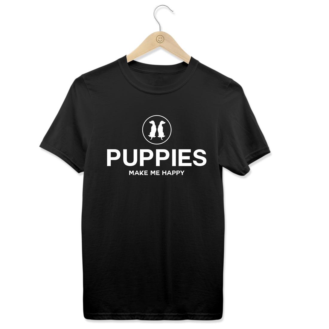 Balencidawga | Uni - Sex Crewneck Tee - Puppies Make Me Happy