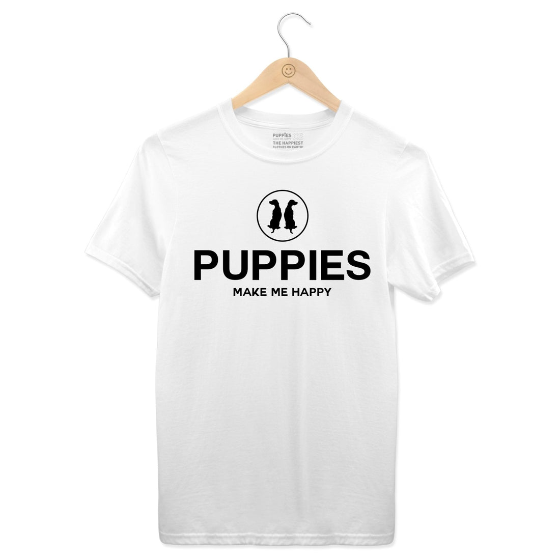 Balencidawga | Uni - Sex Crewneck Tee - Puppies Make Me Happy
