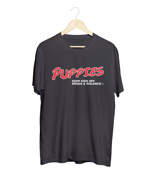 D.A.R.E. | Uni - Sex Crewneck Tee - Puppies Make Me Happy